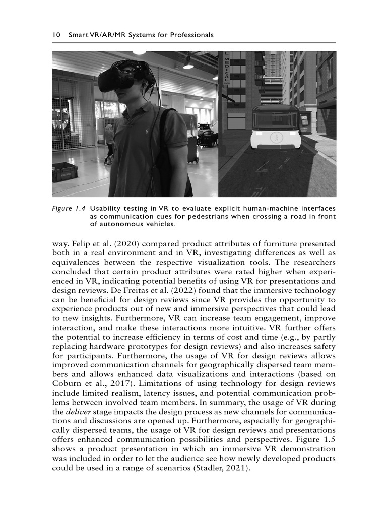 Smart Vr Ar Mr Systems For Professi Part9 Pdf Virtual Reality