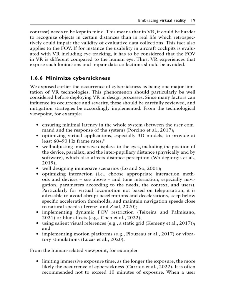 Guidelines for Effective VR Design Use | PDF | Virtual Reality | Human ...