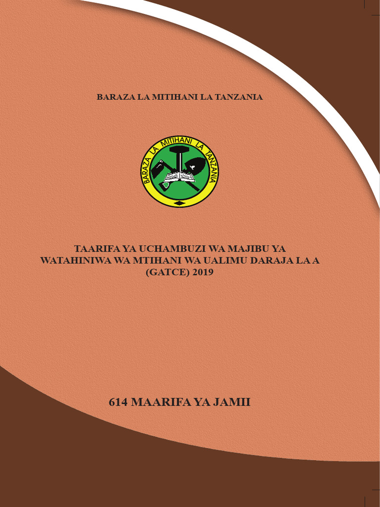 614 Maarifa Ya Jamii-1-1 | PDF