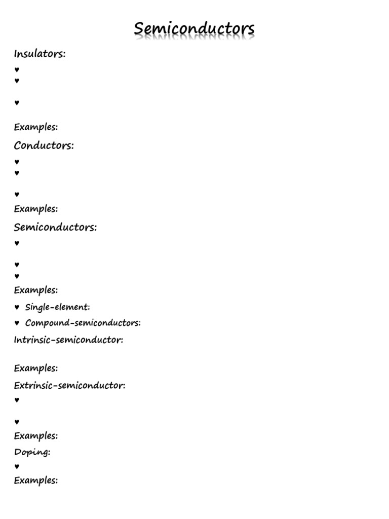 Semiconductor Basics and Types | PDF | Rectifier | P–N Junction