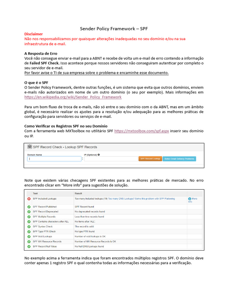 Guia SPF | PDF