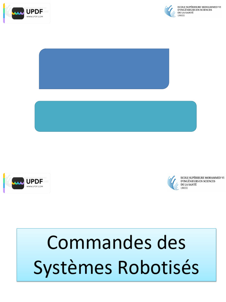 Commandes et Capteurs en Robotique | PDF | Capteur | Électricité