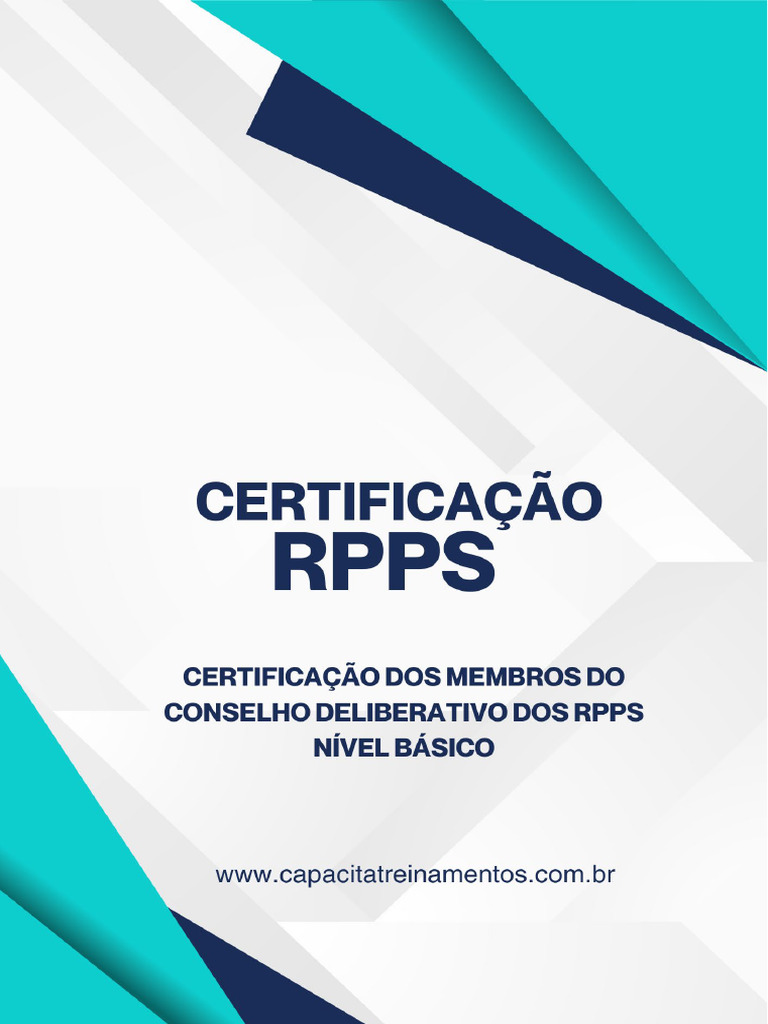 Capacita - Certificação RPPS - Conselho Deliberartivo- Basico | PDF ...