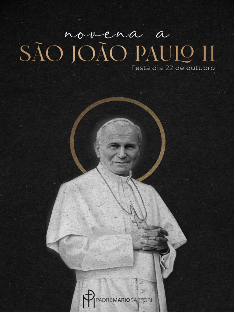 Novena a São João Paulo II: Oração e Reflexão | PDF | Papa João Paulo ...