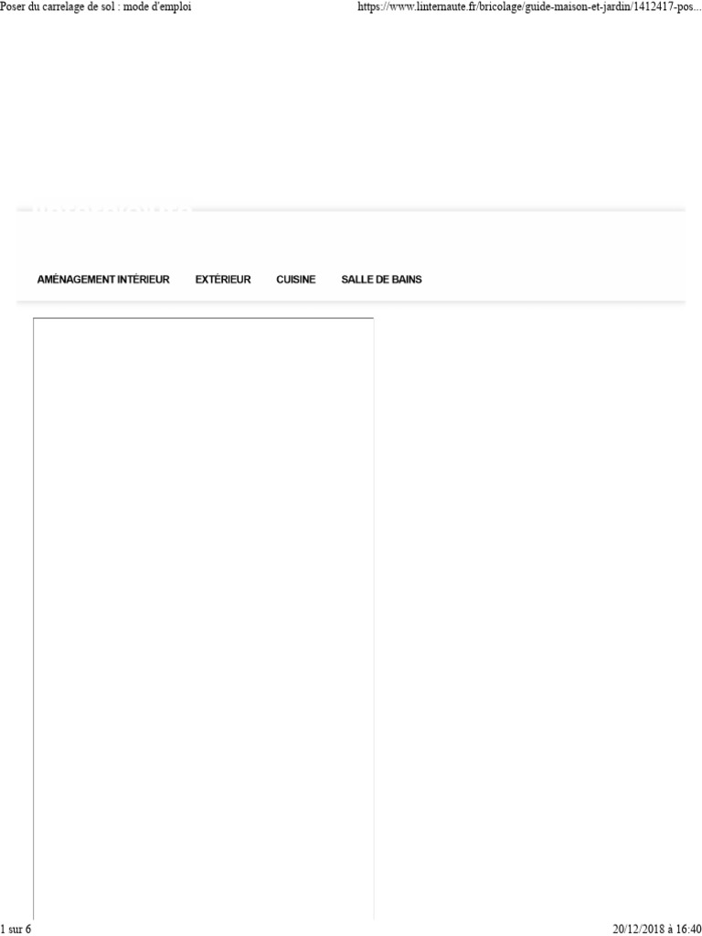 Schéma de pose carrelage en 3 formats | PDF