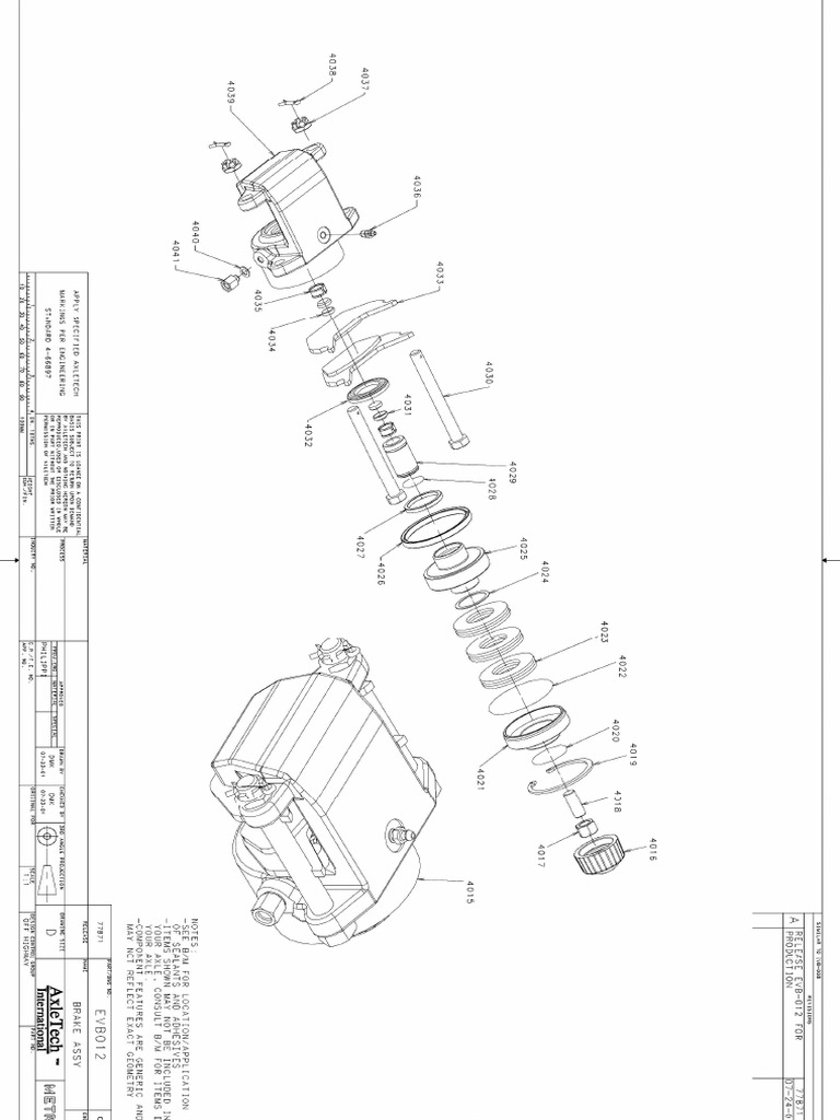 Evb012 - Axletech | PDF