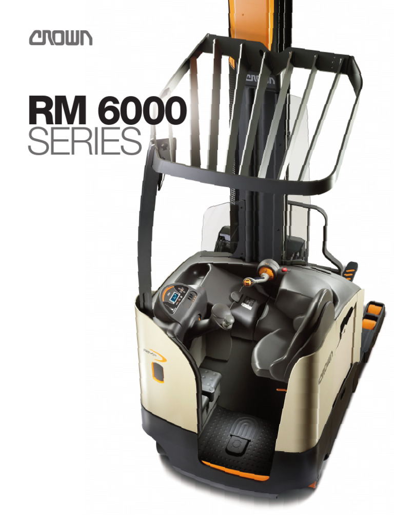 Crown RM 6000 Series Reach Truck Overview | PDF | Warehouse | Truck