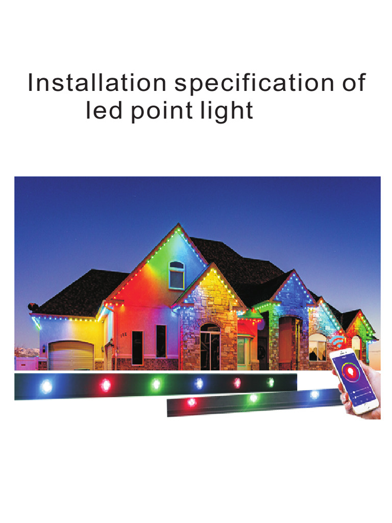 Installation Specification of Led Point Light | PDF | Power Supply ...