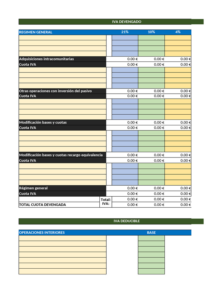 Modelo 303 Excel PDF