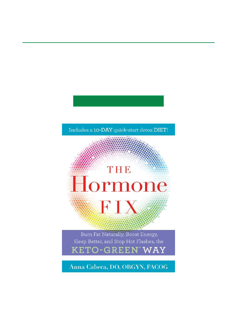 The Hormone Fix: Download PDF Now | PDF