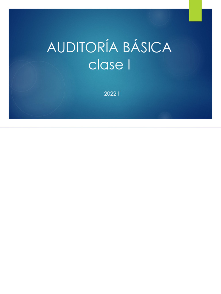 Conceptos Clave de Auditoría Financiera | PDF | Auditoría | Contador