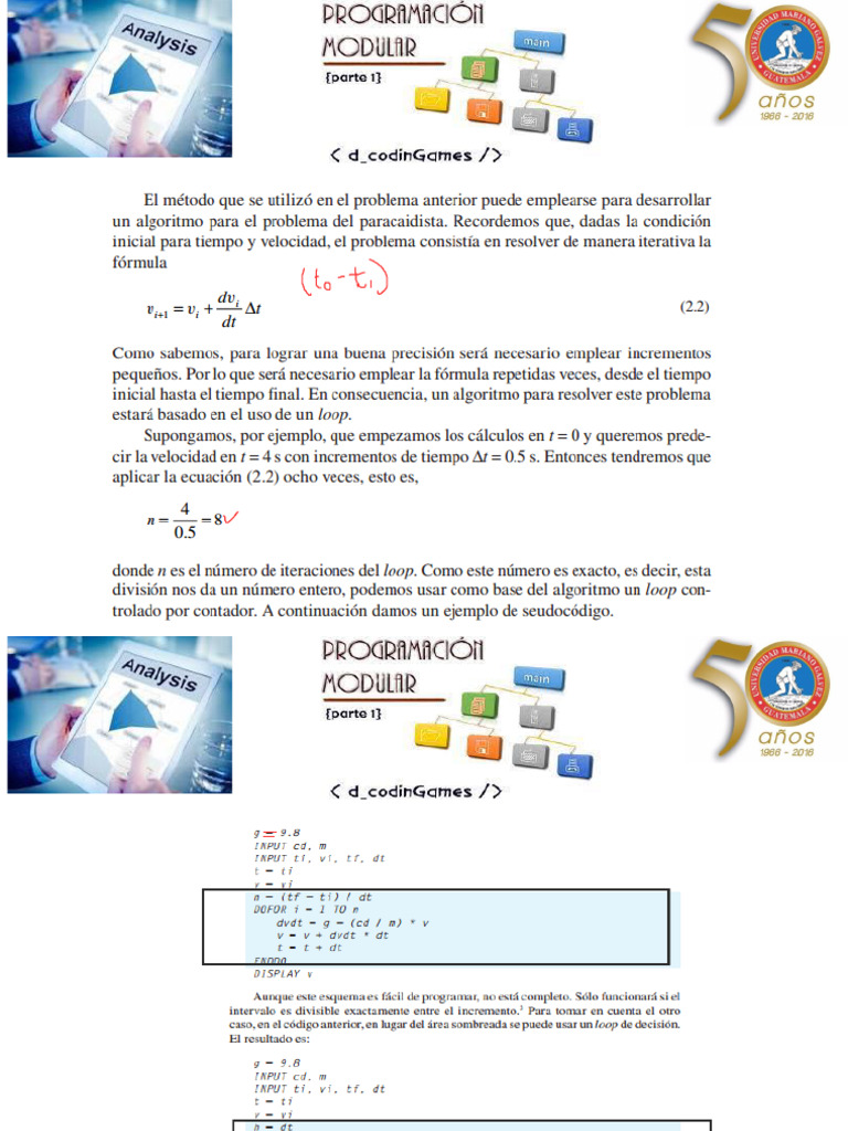 Clase Semana 3 Programación Modular | PDF