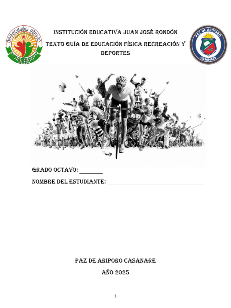 Guía de Educación Física 2025 | PDF | Deporte del atletismo | Deportes