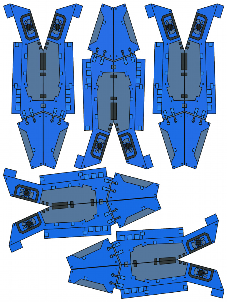 Paper Craft Warhammer 40k Ultramarines Pod | PDF
