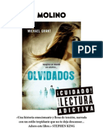 OLVIDADOS - Michael Grant - Dossier de Prensa - MOLINO