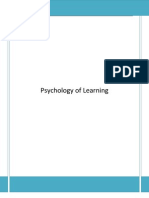 Psicología del Aprendizaje