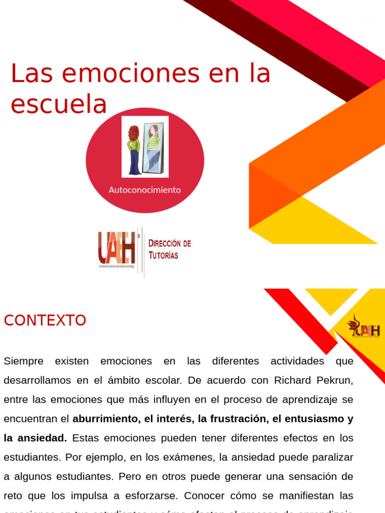 Emociones y Aprendizaje en Clase | PDF | Las emociones | Ansiedad