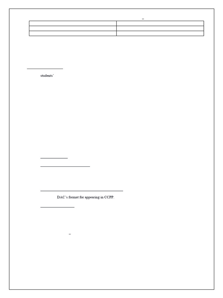 Student Placement Guidelines - CCPP Feb 2025 | PDF | Identity Document ...