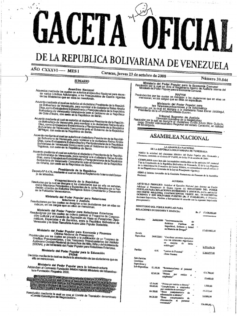 (Resolución 274) | PDF