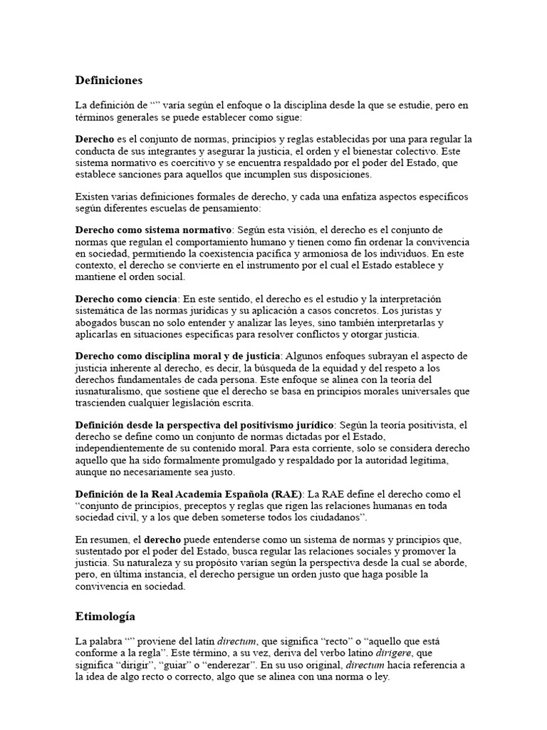 Definición y Funciones del Derecho | PDF | Justicia | Crimen y violencia