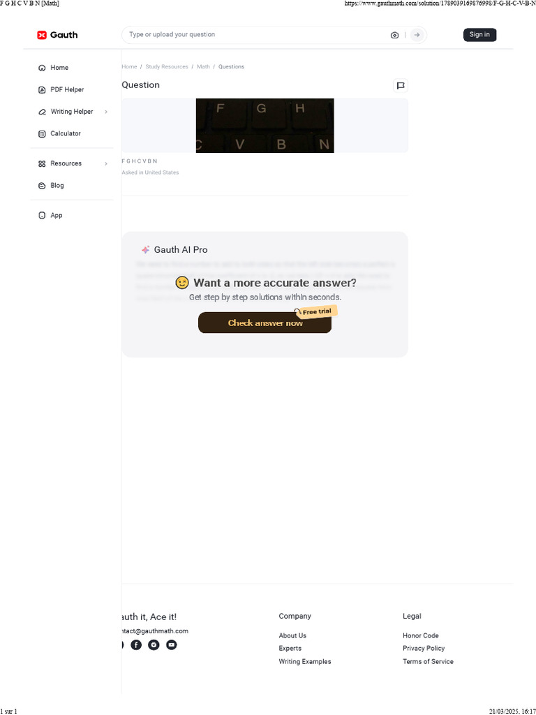 Gauth Math: Online Math Resources | PDF