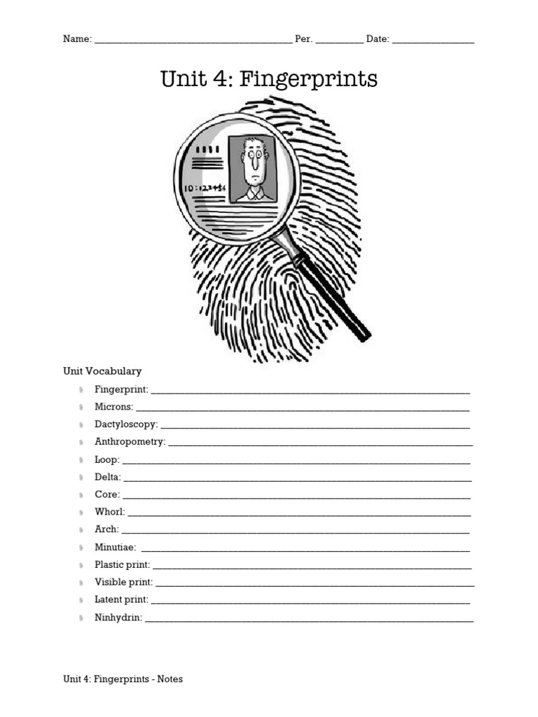 Fingerprint Identification Overview | PDF | Fingerprint | Hand