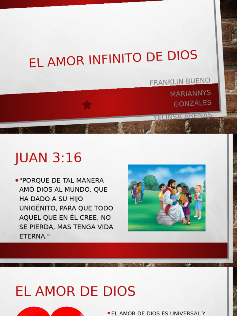 Amor Infinito de Dios y Vida Eterna | PDF