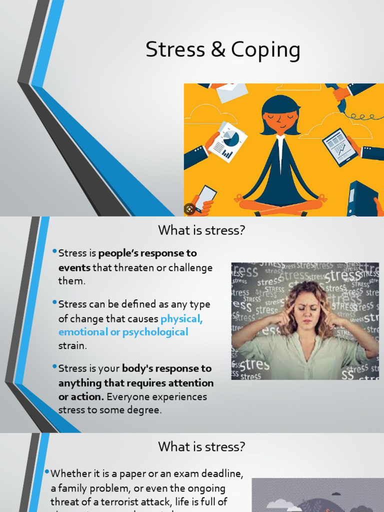 Stress& Coping (UPdated) MRO.pptx | PDF | Stress (Biology) | Psychology