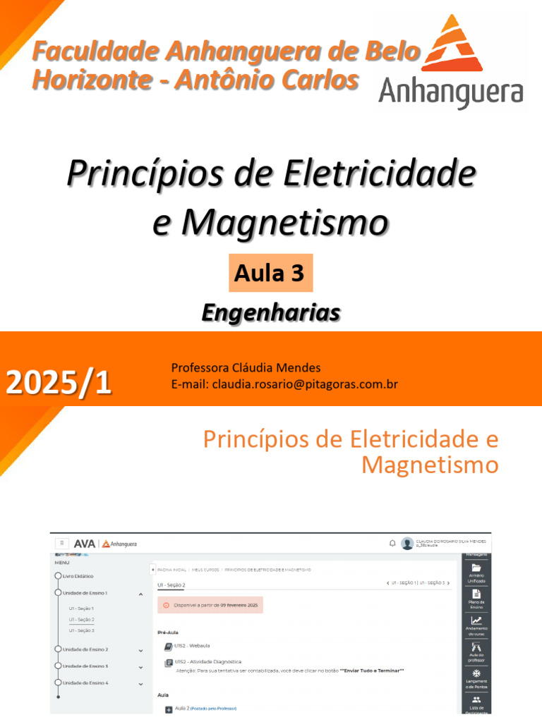 Princípios de Eletricidade e Magnetismo | PDF | Eletricidade ...