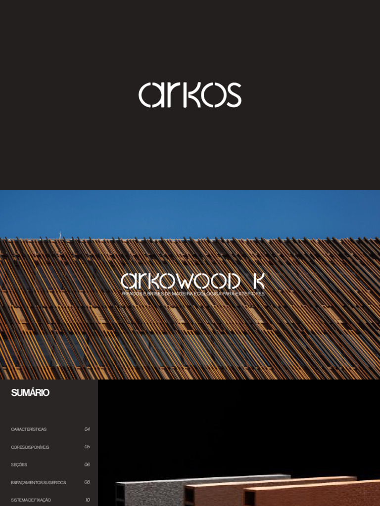 Ripados Ecológicos para Exteriores: Arkowood | PDF