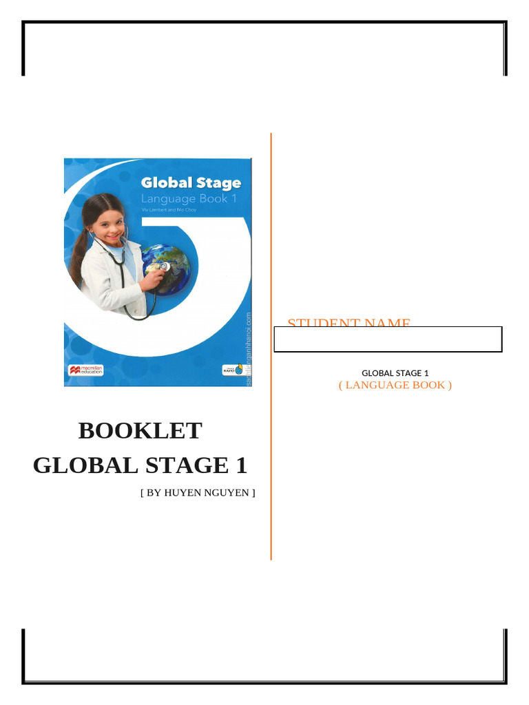 Global Stage 1 Language Book | PDF