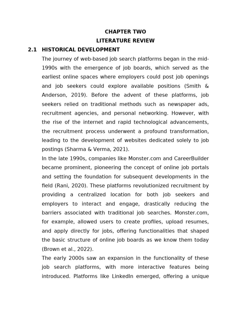 Evolution of Online Job Platforms | PDF | Recruitment | Artificial ...