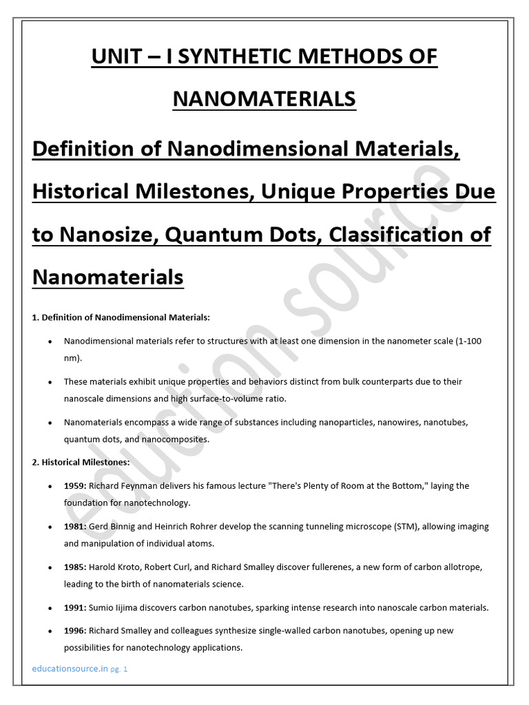Green Synthesis of Nanomaterials | PDF | Nanomaterials | Nanotechnology