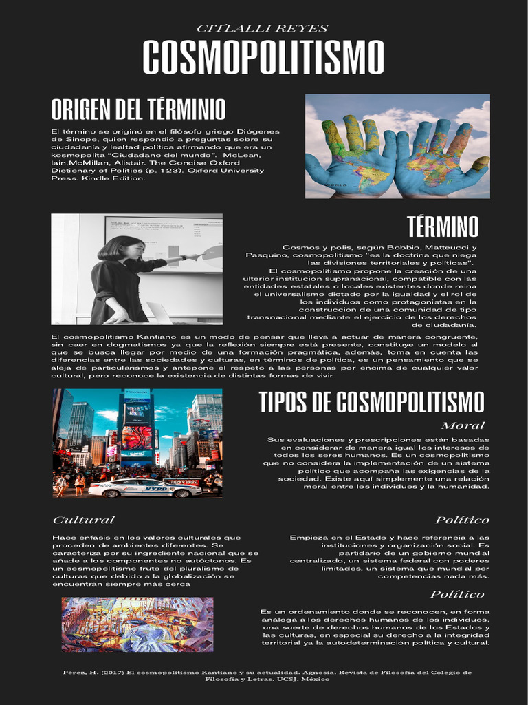Tipos y Origen del Cosmopolitismo | PDF | Cosmopolitanismo | Derechos ...