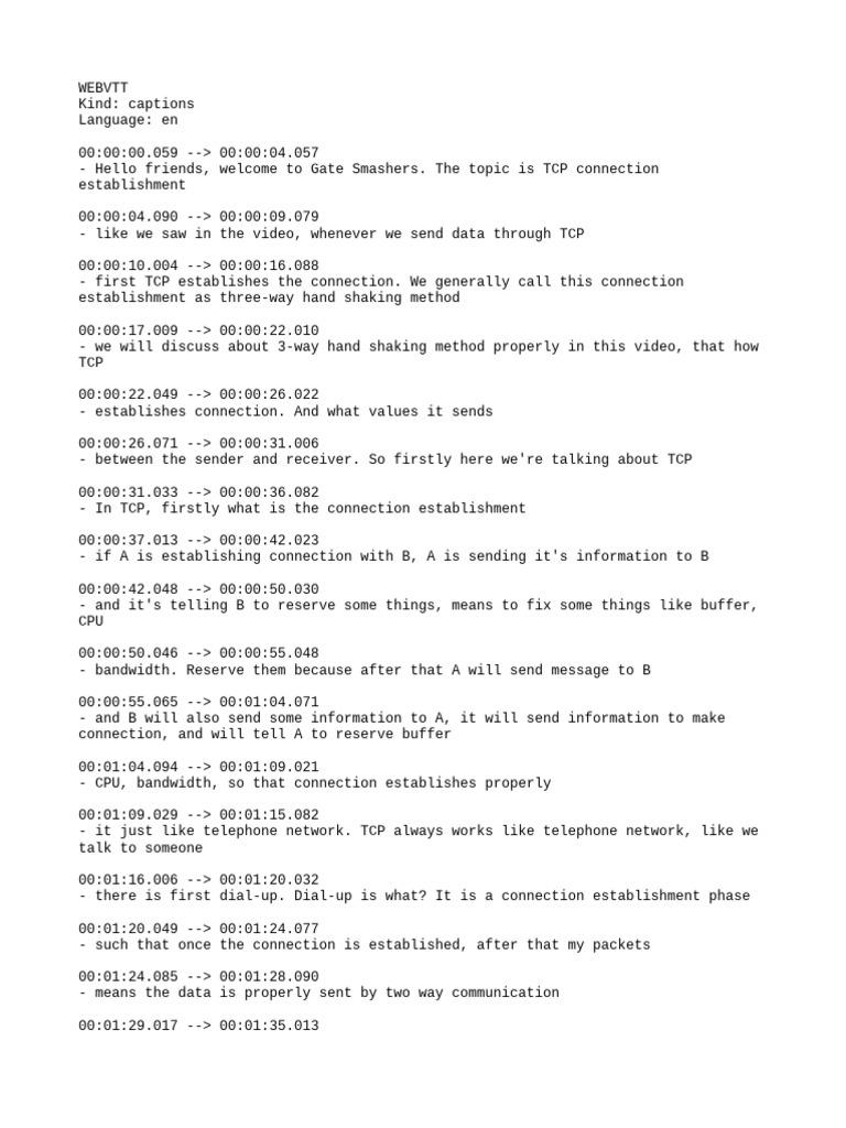 Lec-66 TCP Connection Establishment and Connection Termination ...