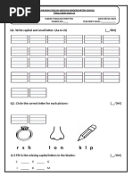 Sr. KG Maths Revision Worksheet | PDF