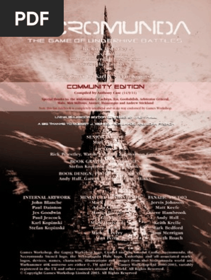 Necromunda Community Edition