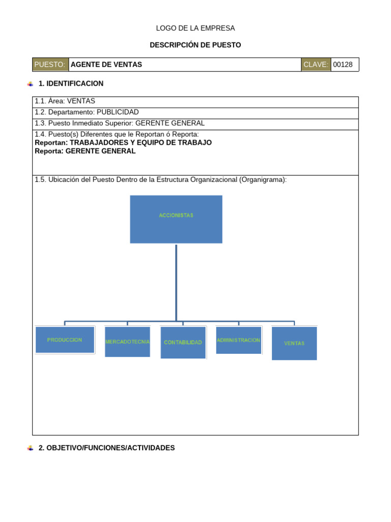 FORMATO DP Ventas | PDF | Negocios económicos | Liderazgo