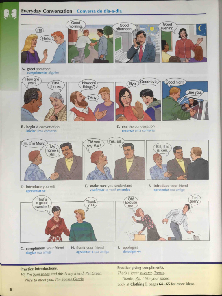 Dicionario - Conversa Do Dia A Dia PG 8 | PDF