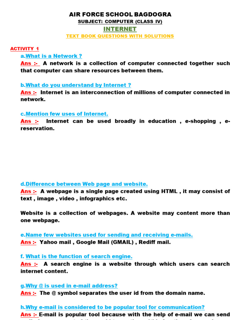 Text Book Solution Chapter 9 | PDF
