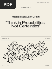 KM1 - Think in Probabilities,  Not Certainties