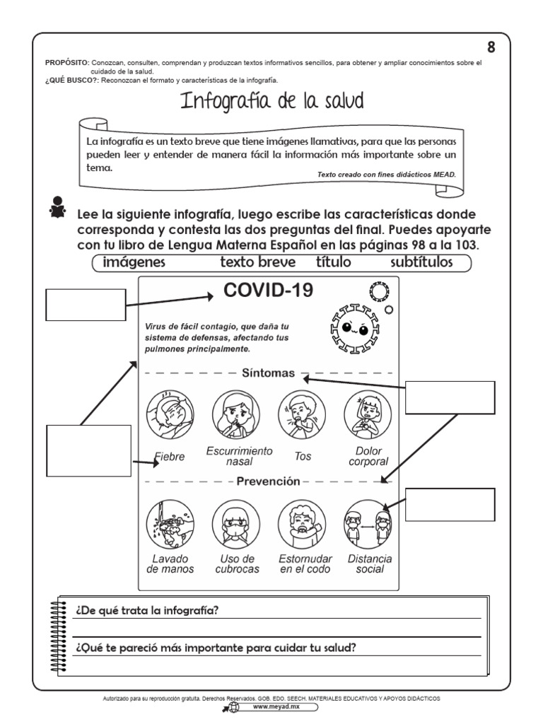 Infografía sobre Cuidado de la Salud | PDF