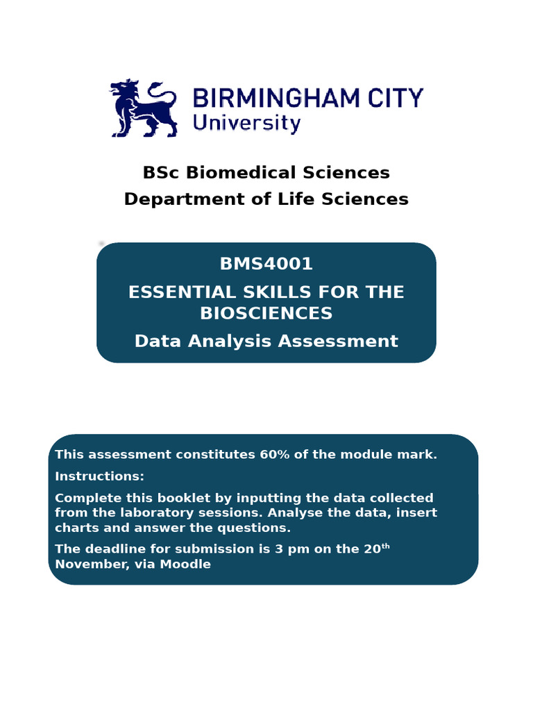 Data Analysis Assessment | PDF | Standard Deviation | Buffer Solution