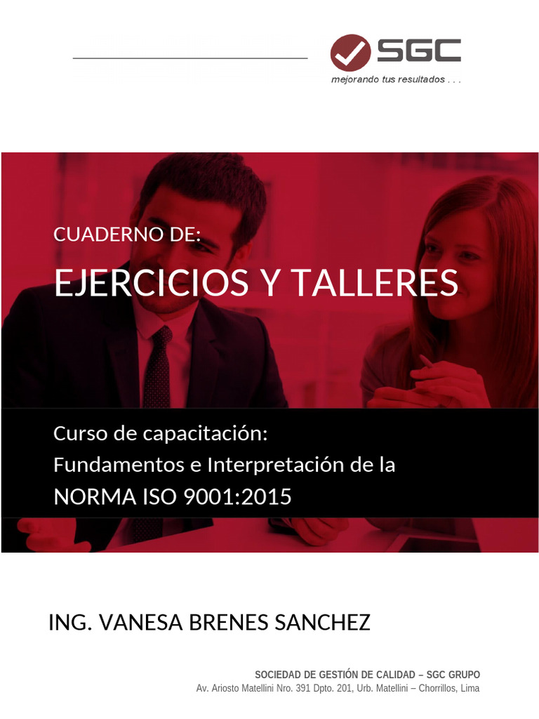 Ventajas del SGC ISO 9001 y Terminología | PDF | Sistema de manejo de ...