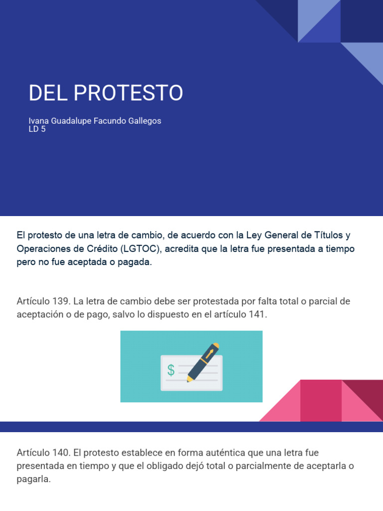 Proceso y Requisitos del Protesto de Letras | PDF | Pagaré