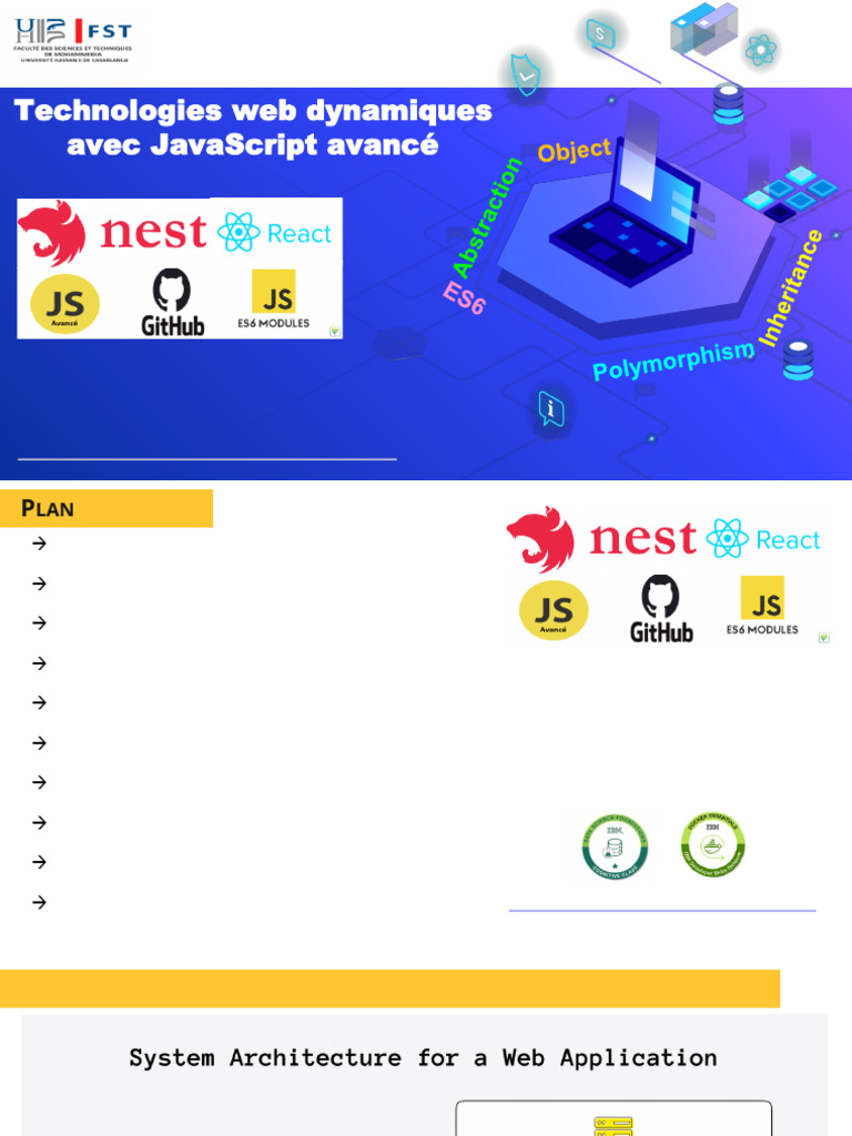 JavaScript Avancé pour Applications Web | PDF | JavaScript | Ajax ...