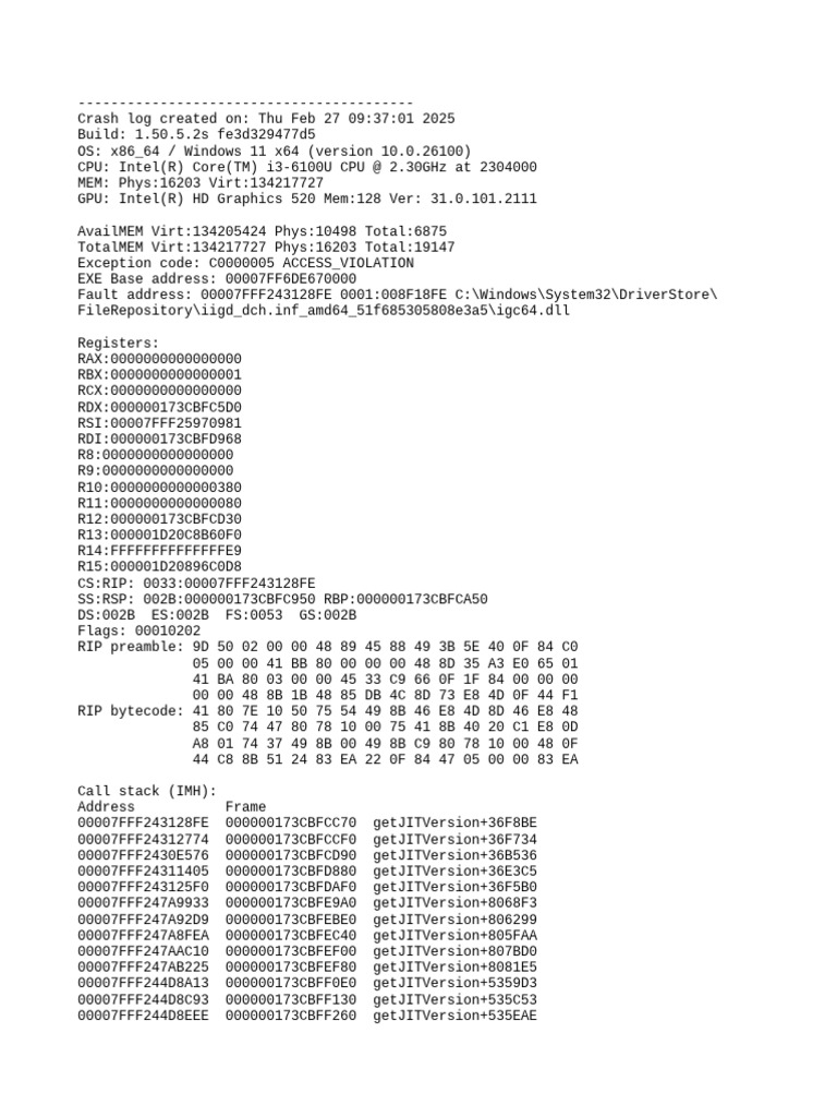 game.crash | PDF | Computing Platforms | Operating System Families