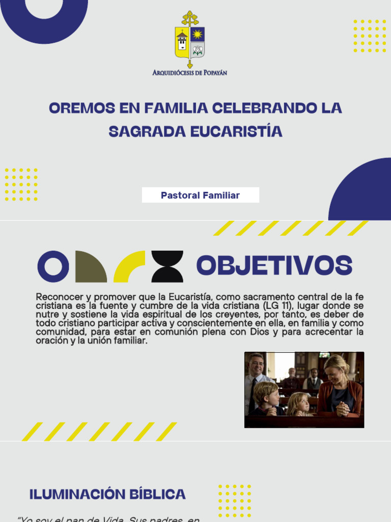 Eucaristía y Vida Familiar Cristiana | PDF | eucaristía | Oración