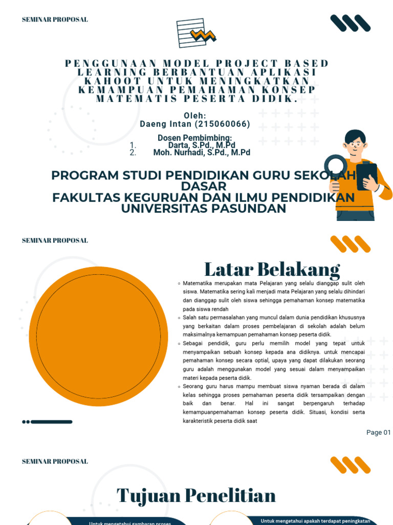 01 Template PPT Kuantitatif PDF | PDF