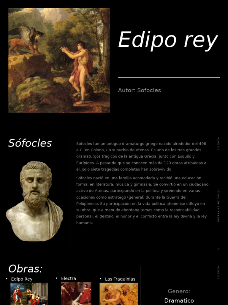 Análisis de Edipo Rey de Sófocles | PDF | Edipo | Sófocles